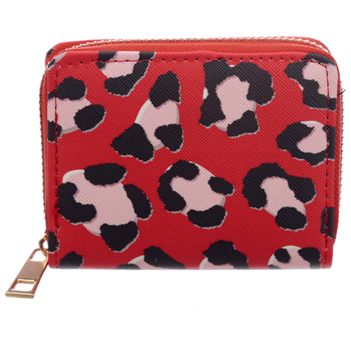 Small Zip Around Wallet - Animal Print Wild Life