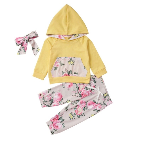 Pudcoco Autumn New Newborn kids Infant Baby Girl