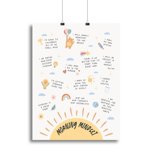 Morning Mindset Canvas Print or Poster