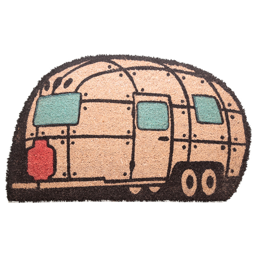 Coir Door Mat - Streamline Caravan Shape