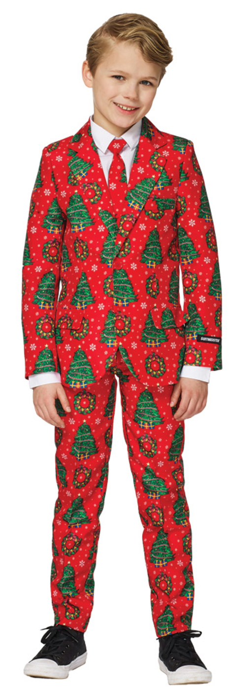 Oppo Suits OSB007MD Christmas Red Suit for Childrens - Medium