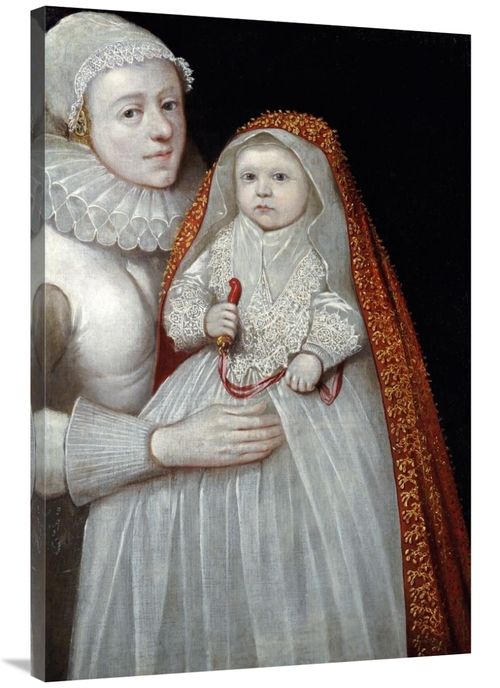 Global Gallery GCS-266281-40-142 40 in. A Christening Portrait of a Mo