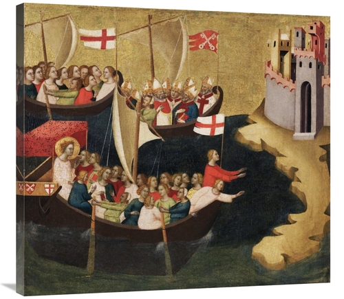 Global Gallery GCS-456785-36-142 36 in. Arrival of Saint Ursula at Col