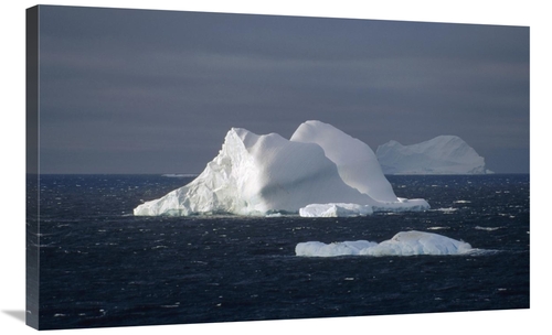 Global Gallery GCS-452379-36-142 36 in. Icebergs in Open Ocean, An