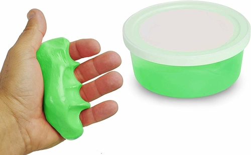 Therapy Putty, Green. Hand Exerciser Stress Ball in Container 1 lb.