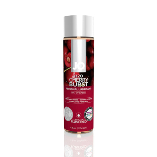 JO H2O Cherry Burst Flavored Water-Based Lubricant 4 oz.