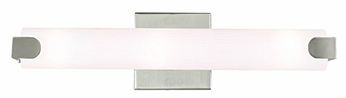 Livex 62628-07 15 in. 3 Light Candelabra Base Bronze Semi Flush Mount 