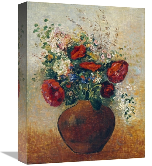 Global Gallery GCS-267082-16-142 16 in. Vase of Flowers Art Print - Od