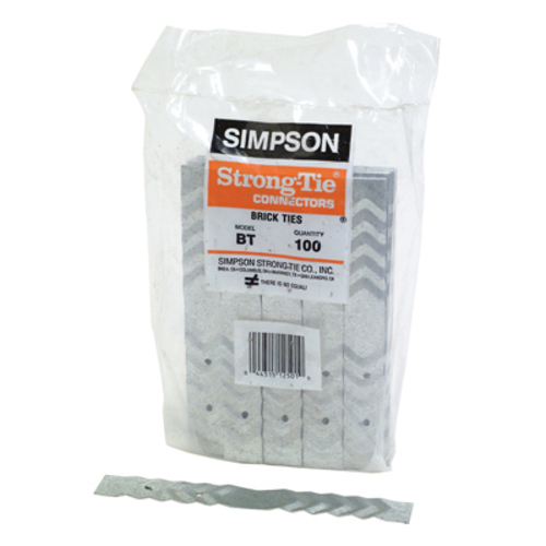 Simpson Strong Tie BT-R100 22 Gauge Brick Ties- 100 Pack