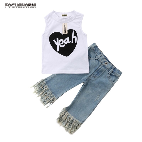 Toddler Baby Girls Fashion Casual Summer 2PCS Sets