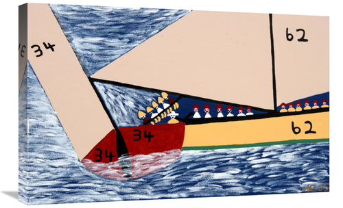 Global Gallery GCS-479191-2030-142 20 x 30 in. Exuma Regatta Art Print