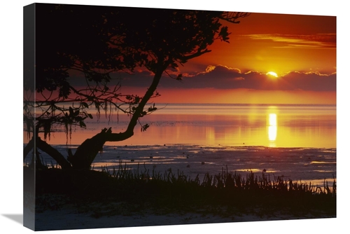 Global Gallery GCS-396003-1824-142 18 x 24 in. Sunset Over Annes Beach