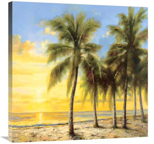 Global Gallery GCS-119695-3030-142 30 x 30 in. South Sea Isle Art Prin