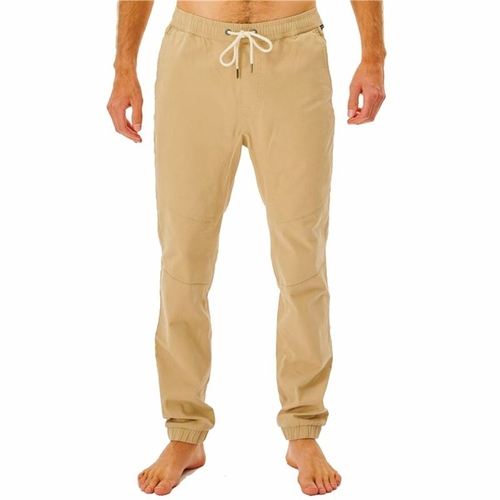 Long Sports Trousers Rip Curl Re Entry  Beige Men