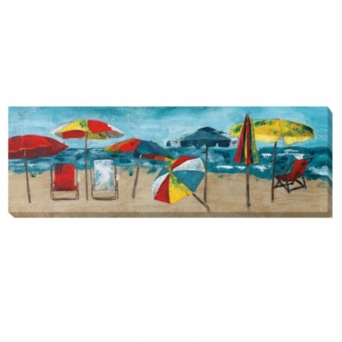 Artistic Home Gallery 1236331G At the Beach Canvas Artwork - 12 in.