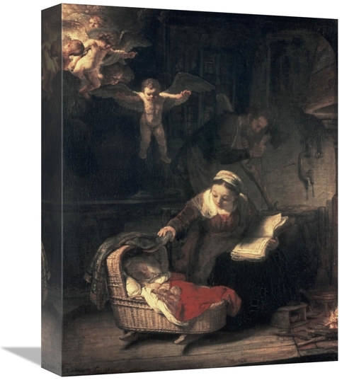 Global Gallery GCS-282713-16-142 16 in. The Holy Family Art Print - Re