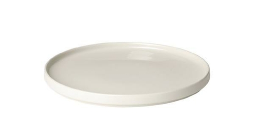 Blomus 63717.4 11 in. PILAR Dinner Plate  Grey - Set of 4