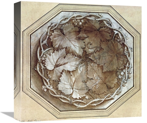 Global Gallery GCS-267181-16-142 16 in. Design for a Fruit Bowl Art Pr