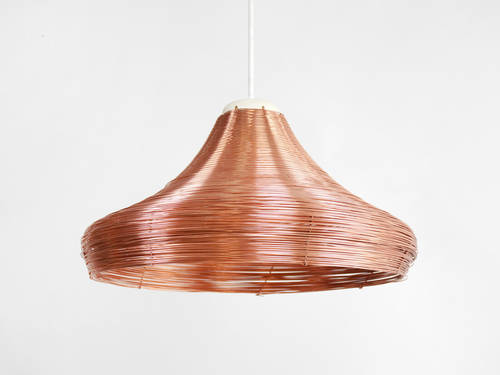 Copper Pendant Lamp - Wide