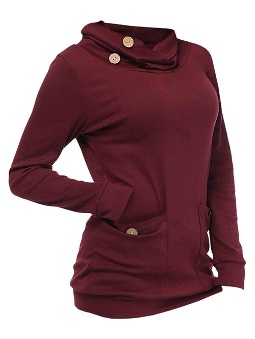  Big Size Casual Tshirt Women Solid Pocket T