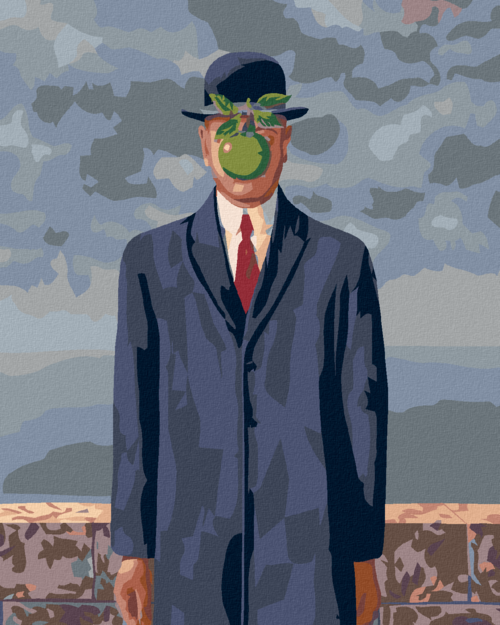 Paint by Numbers - THE SON OF MAN (RENÉ MAGRITTE)