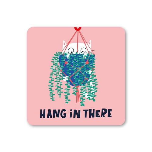 Hang In There Coaster (Pack of 6)