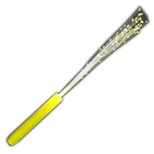 Blinkee FBROWYL-PK Yellow Fiber Optic Wands with Yellow LEDs