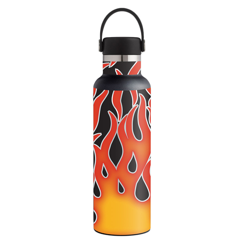 MightySkins HFST21-Hot Flames Skin for Hydro Flask 21 oz Standard Mout