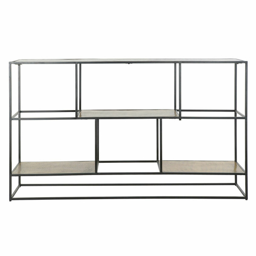 Shelves DKD Home Decor Black Golden Aluminium 140 x 30 x 85 cm (1)