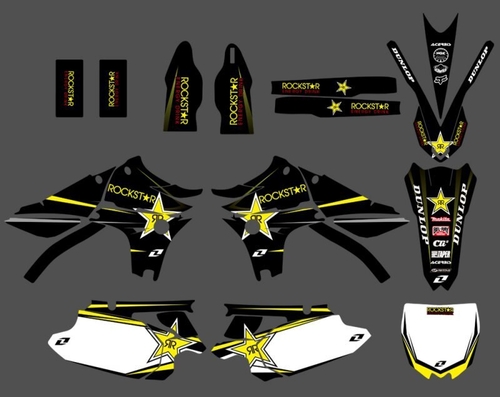 TEAM GRAPHICS & BACKGROUNDS DECALS STICKERS Kits