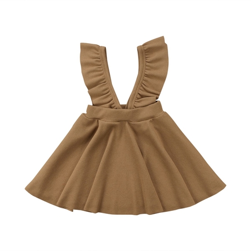 Wool Brown Straps Kids Toddler Baby Girls