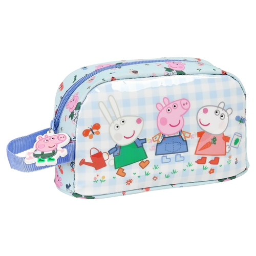Lunchbox Peppa Pig Urban farmer 21.5 x 12 x 6.5 cm Blue Multicolour