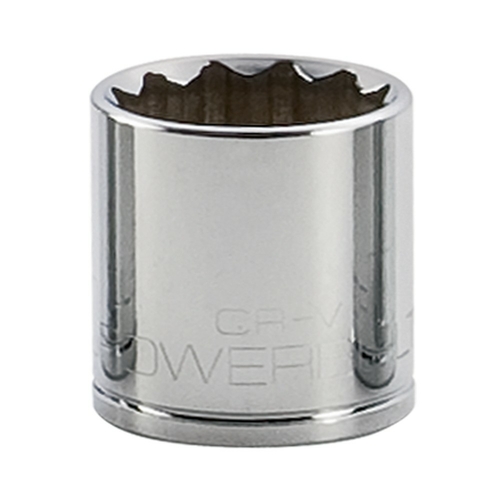 Powerbuilt 1/2in Drive 12 Pt. Metric Socket 32mm - 642025