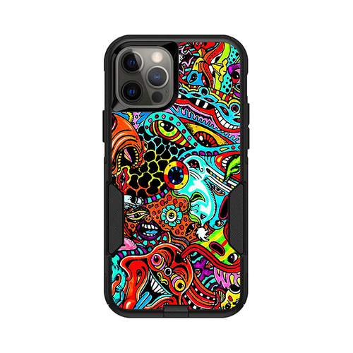 MightySkins OTCIP12-Acid Trippy Skin for Otterbox Commuter iPhone 12 &