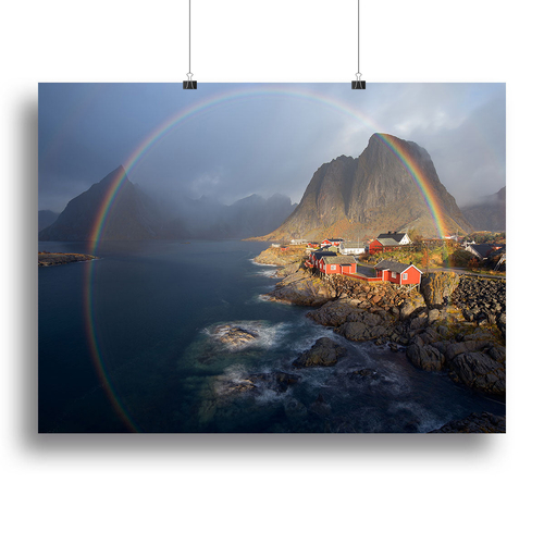 In The Rainbow Canvas Print or Poster