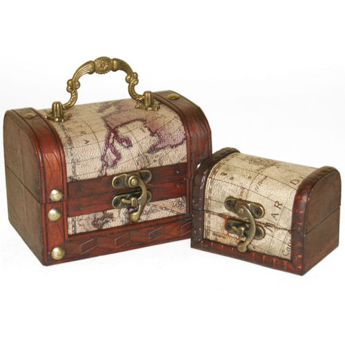 Set of 2 Map Chests