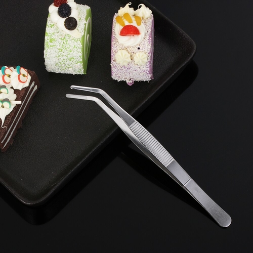 1PC Plating Chef Food Tweezer Cake BBQ Clip