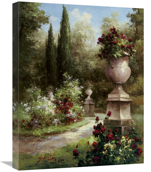 Global Gallery GCS-121369-1824-142 18 x 24 in. Secret Garden Path Art 