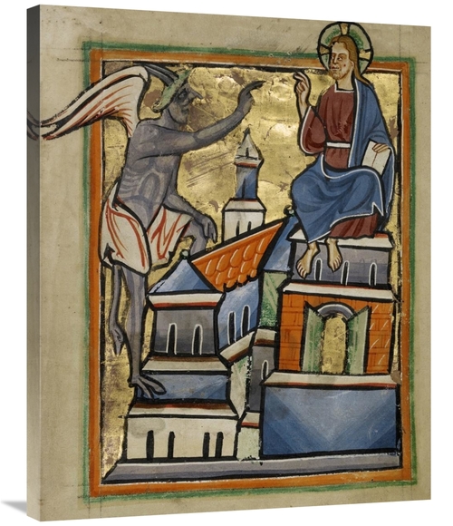 Global Gallery GCS-457566-2835-142 28 x 35 in. The Second Temptation A