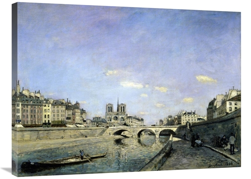 Global Gallery GCS-278086-36-142 36 in. The Seine & Notre-Dame in Pari