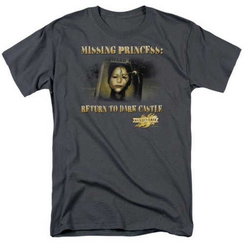 Trevco Mirrormask-Missing Princess Short Sleeve Adult 18-1 Tee, Ch