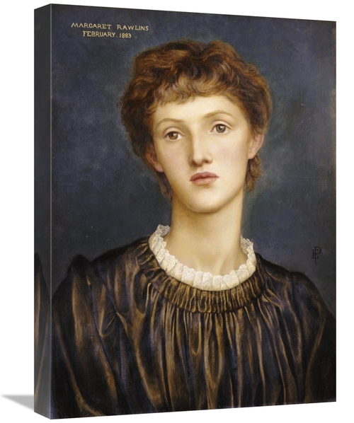 22 in. Portrait of Margaret Rawlins Art Print - Evelyn De Morgan