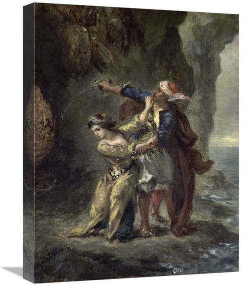 Global Gallery GCS-277370-22-142 22 in. La Fiancee D Abydos Art Print 