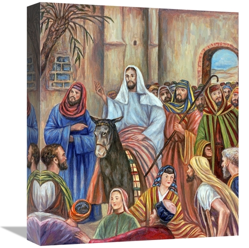Global Gallery GCS-282156-16-142 16 in. Entry Into Jerusalem Art Print