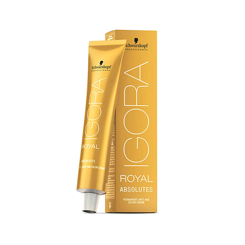 Permanent Dye Igora Royal Absolutes Schwarzkopf 7-10 (60 ml)