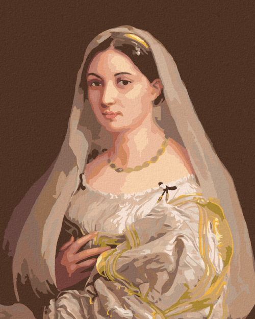 Paint by Numbers - The woman with the veil (RAFFAELLO SANTI)