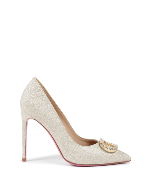 Cindarella Pump Bright Platinum