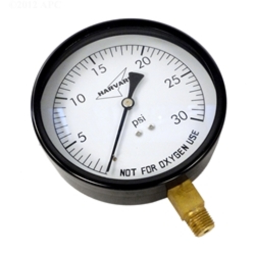 Baystate IPG60454L 4.5 in. Pressure Gauge Steel Case