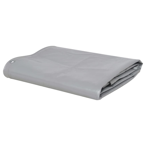 Tarpaulin 650 g/m 6.6'x9.8' Gray