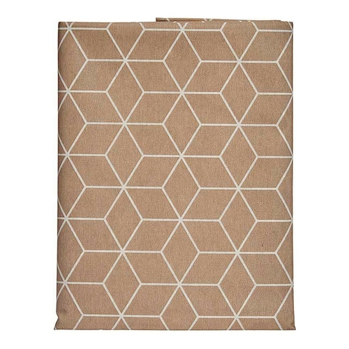 Tablecloth Thin canvas Abstract Beige (140 x 180 cm)